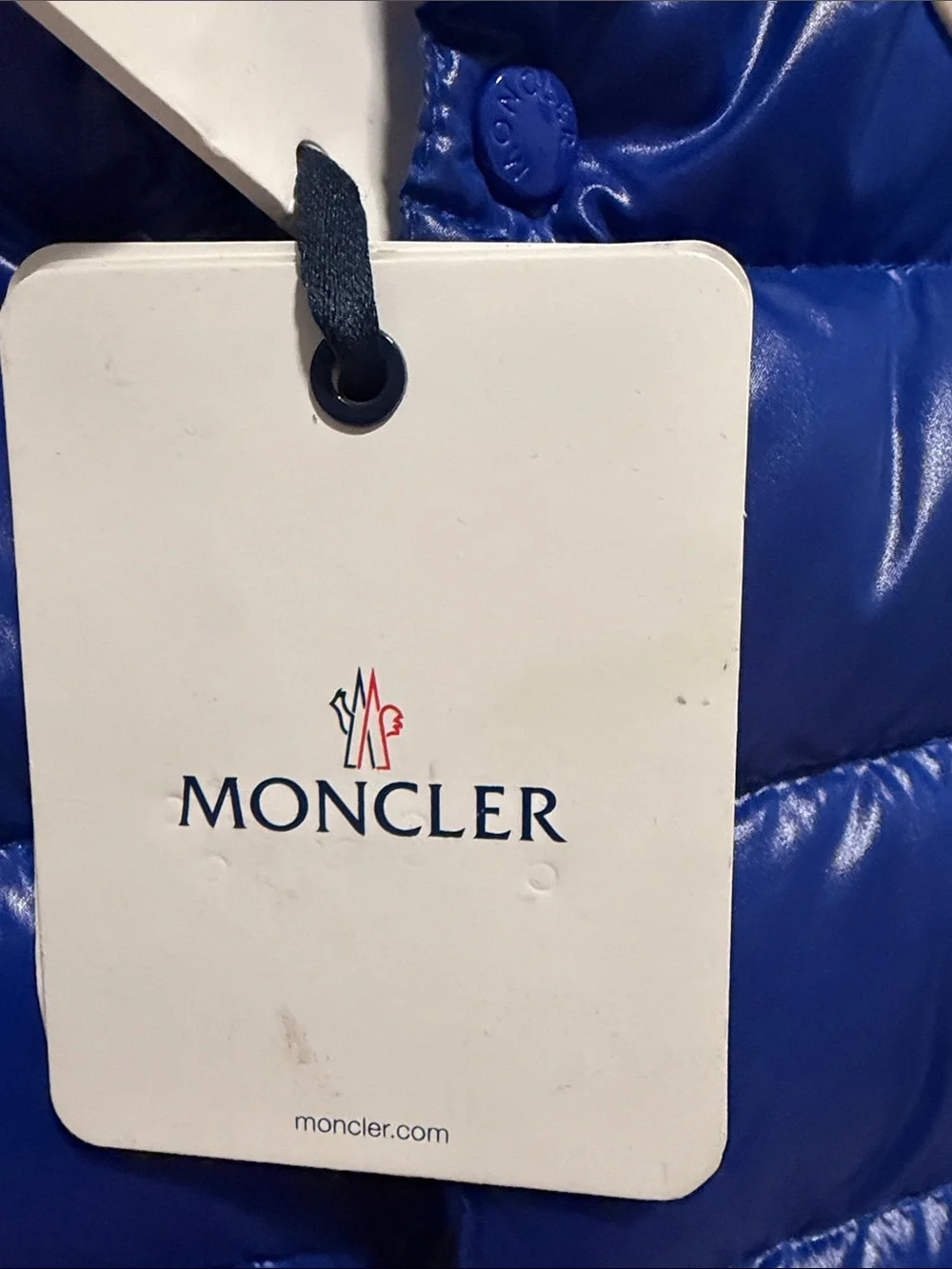 Moncler Kids Royal Blue Puffer Vest